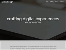 Tablet Screenshot of justinhough.com